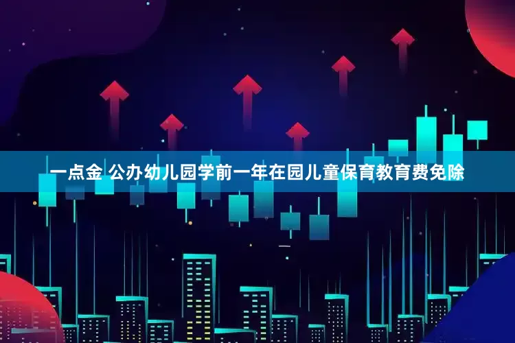 一点金 公办幼儿园学前一年在园儿童保育教育费免除