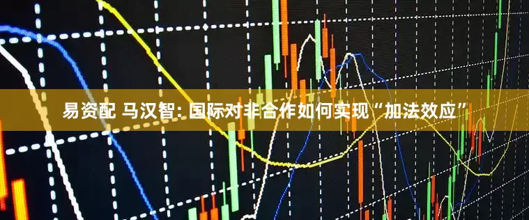 易资配 马汉智: 国际对非合作如何实现“加法效应”